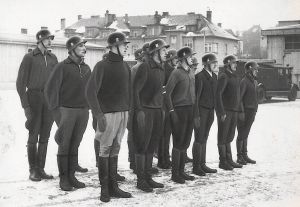 Kuratorium medlemmar. Troligen en slags brandövning