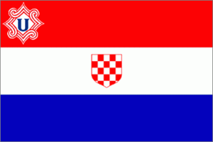 NDH Kroatiens flagga