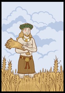 Frej med sädeskärve