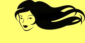 Gudinna med långt hår 2 Sol