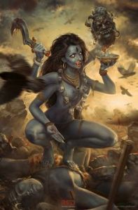 Kali hindu goddess