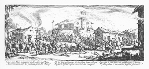 callot-krigets-elande-7-forstorelsen-och-brannandet-av-en-by